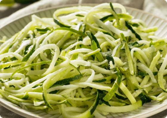 Receta con calabacín